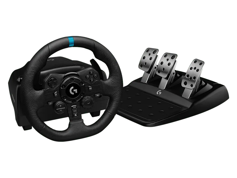 Logitech G923 wheel and pedals