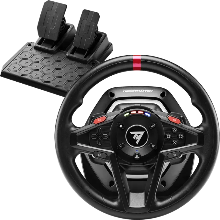 Thrustmaster T128 entry wheel and pedals